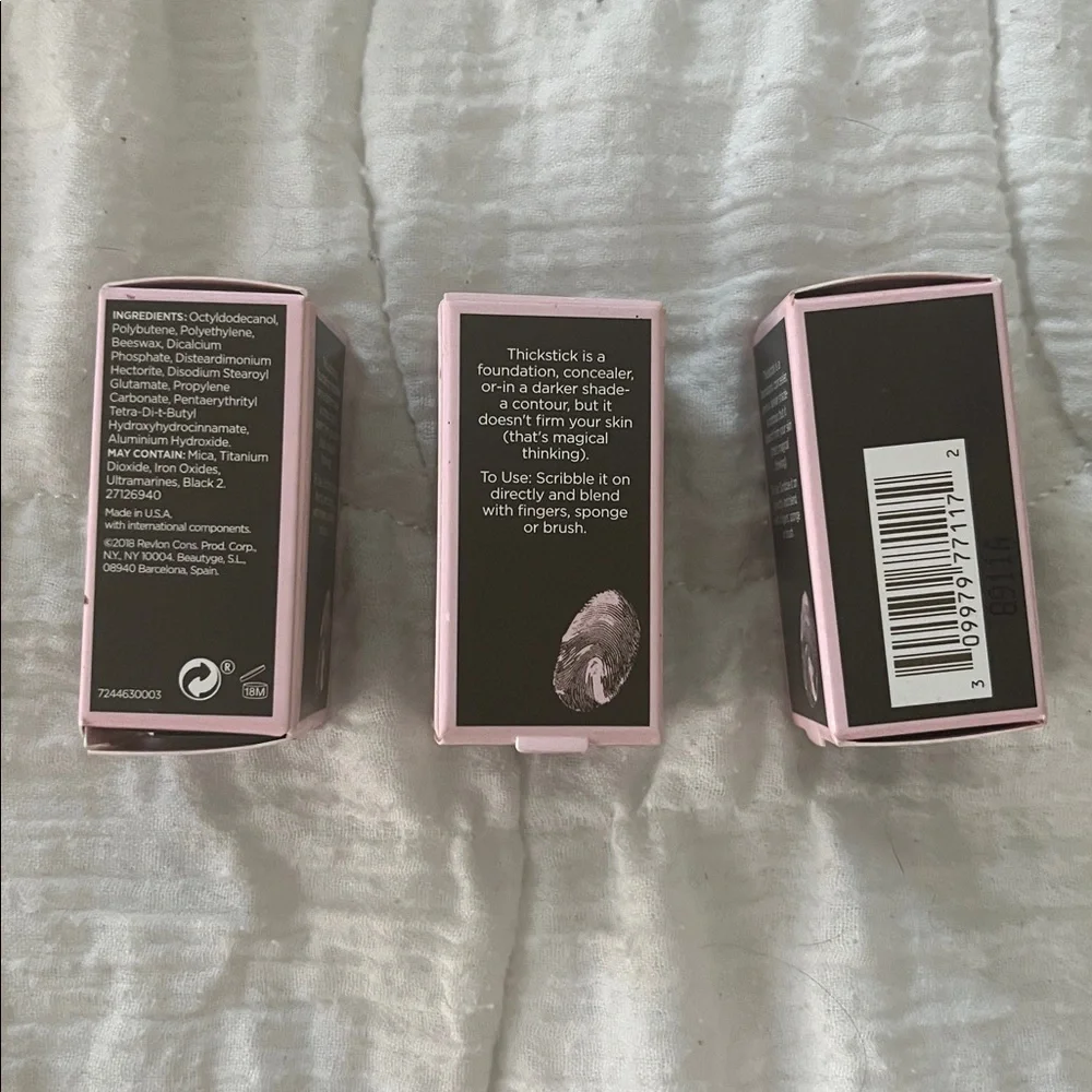 flesh Thickstick Foundation Contouring Bundle of 3 Shades New